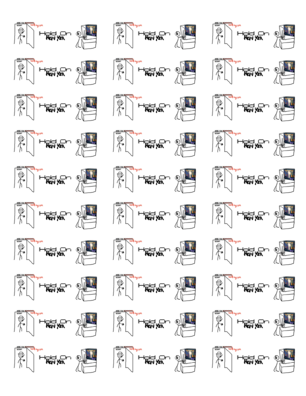 Avery sticker sheet layout with the are ya holding on son meme printed as peel-off stickers